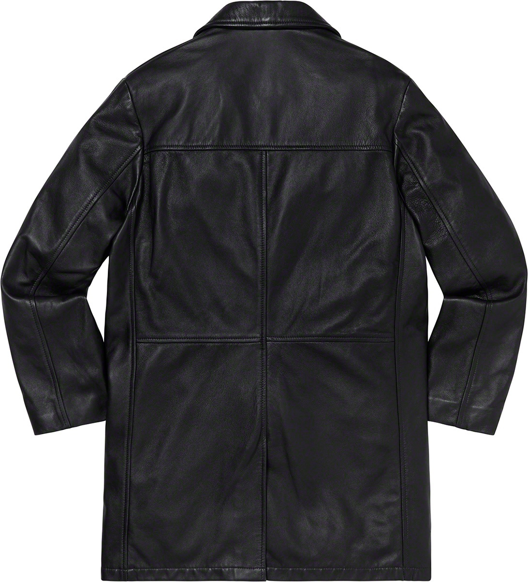 Supreme®/Schott® Leather Overcoat view 2